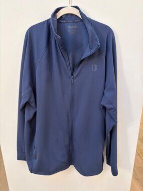 Bench Mens Full-Zip Jacket XXL Blue Urbanwear Recycled Polyester